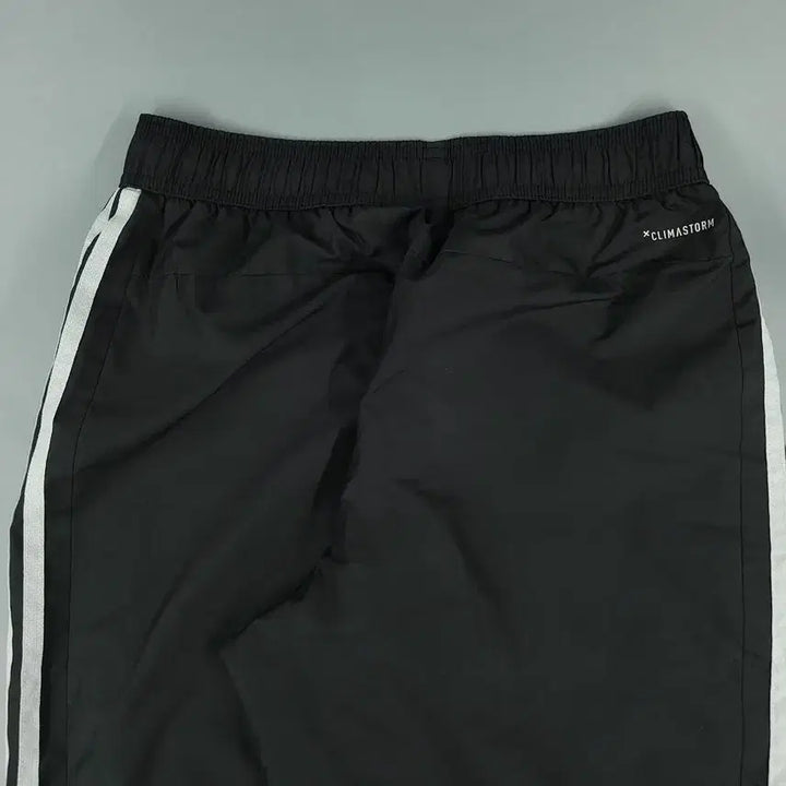 [BUNJANG] Adidas Black Multicolor Logo ClimaStorm Jogger Track Pants / 아디다스 블랙 멀티컬러 로고 삼선 밴딩 독일 클라이마스톰 조거팬츠 트랙팬