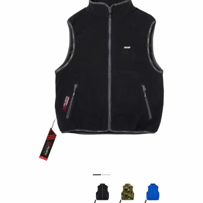 [BUNJANG] Palace Polartec Vest Black L New / 팔라스 폴라텍 베스트 블랙 L 새상품