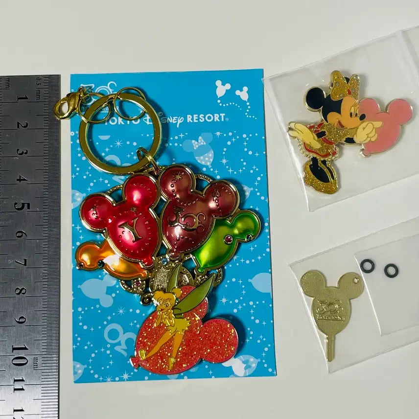 [BUNJANG] Character Keyring - Tinkerbell & Minnie Mouse / 도쿄 디즈니랜드 30주년 기념 키링 캐릭터키링 팅커벨 미니마우스