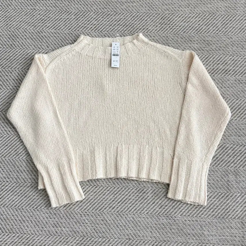 [BUNJANG] J.Crew Ivory Knit Sweater / 제이크루 아이보리 니트 스웨터