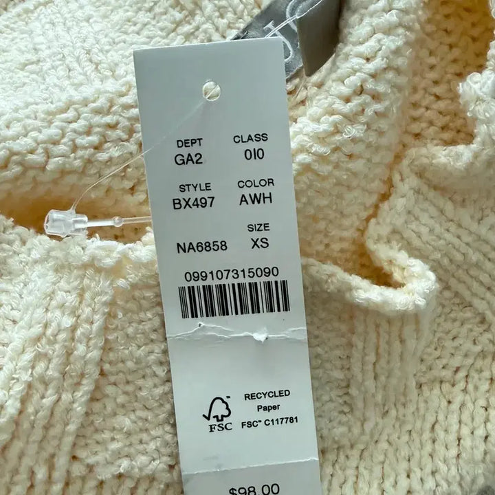 [BUNJANG] J.Crew Ivory Knit Sweater / 제이크루 아이보리 니트 스웨터