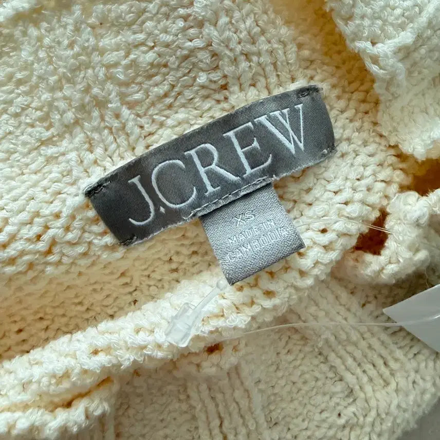 [BUNJANG] J.Crew Ivory Knit Sweater / 제이크루 아이보리 니트 스웨터