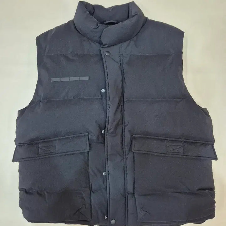 [BUNJANG] Ourselfs Mark Duck Down Padded Vest / 아워셀브스 덕다운 Mark 패딩조끼 블랙 (2 Size)