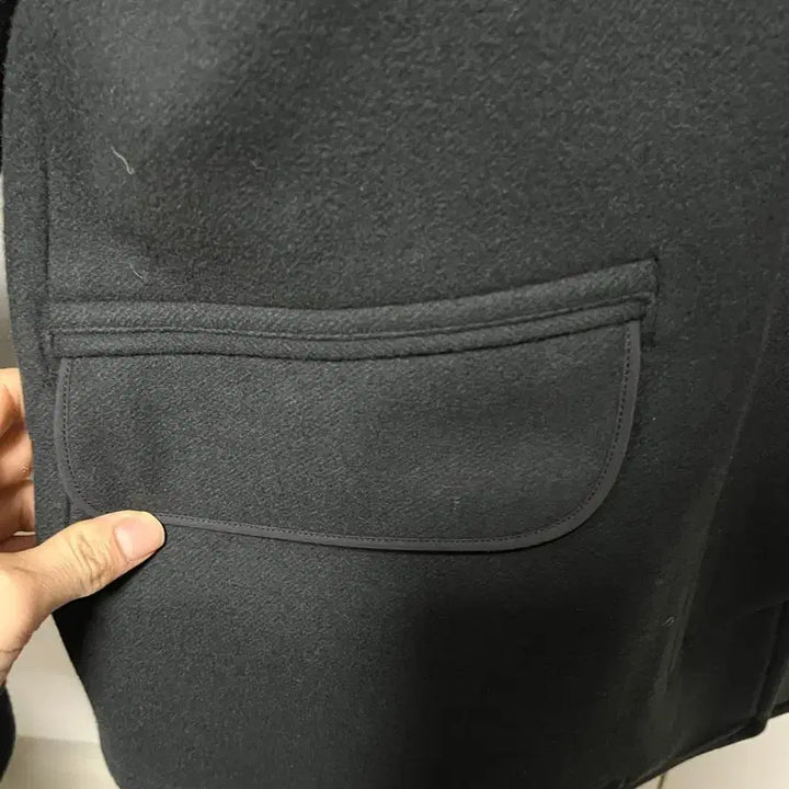 [BUNJANG] Eastlogue Melton Wool Fireman Jacket Black L / (새상품)이스트로그 멜톤 울 파이어맨 자켓 블랙 L