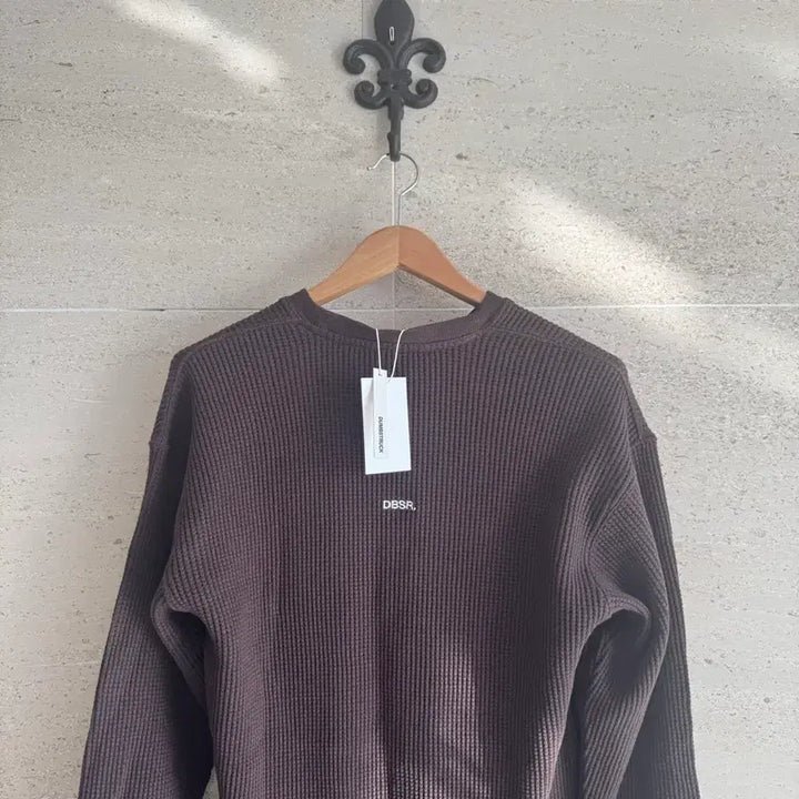 [BUNJANG] DSSR Waffle Knit Dark Brown XL / DSSR 덤스트럭 와플 니트
