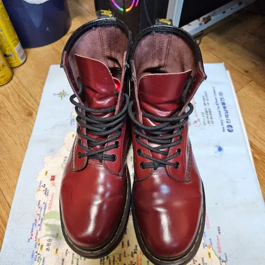 [BUNJANG] Dr. Martens 1460 Cherry Boots / 닥터마틴 1460 체리 uk7 260