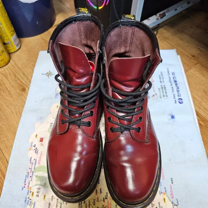 [BUNJANG] Dr. Martens 1460 Cherry Boots / 닥터마틴 1460 체리 uk7 260