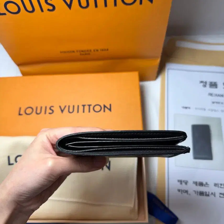[SOLD OUT] [A급/정품]루이비통 슬렌더 월릿 모노그램 이클립스 풀박스