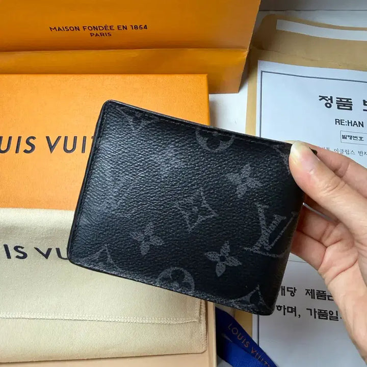 [SOLD OUT] [A급/정품]루이비통 슬렌더 월릿 모노그램 이클립스 풀박스