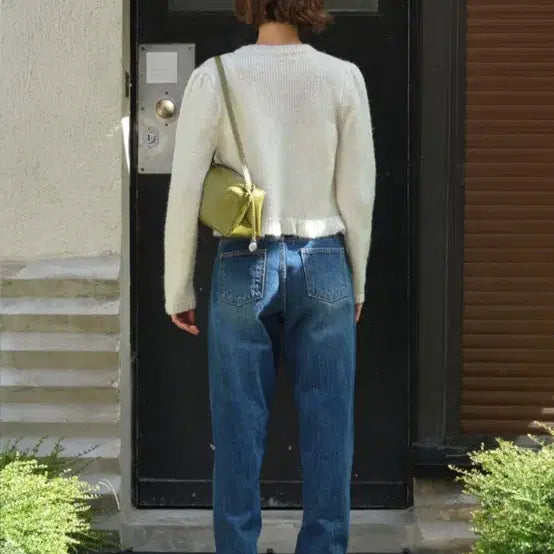 [BUNJANG] SOMEWHERE BUTTER Square Shoulder Bag Olive / 썸웨어버터 Square Shoulder Bag 올리브색