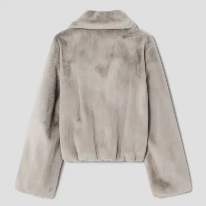 [BUNJANG] Theory S Beige Fur Jacket / 오늘만 특가>(새상품) Theory 띠어리 퍼 자켓 S