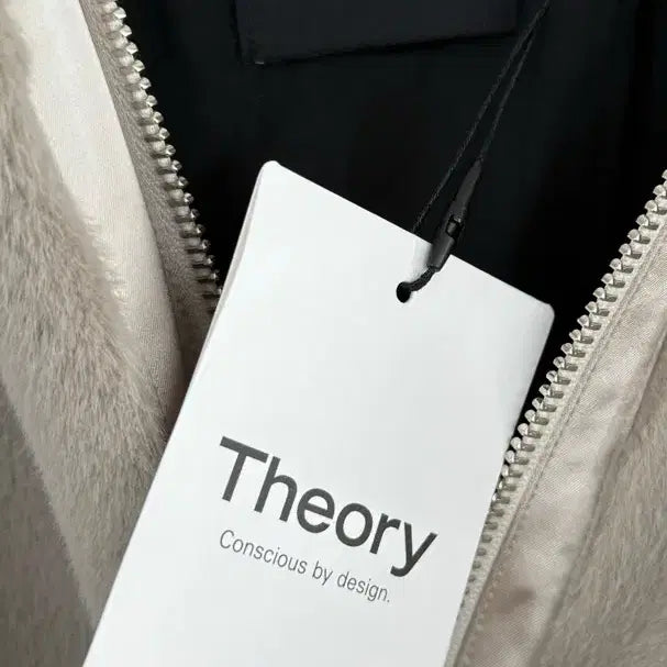[BUNJANG] Theory S Beige Fur Jacket / 오늘만 특가>(새상품) Theory 띠어리 퍼 자켓 S