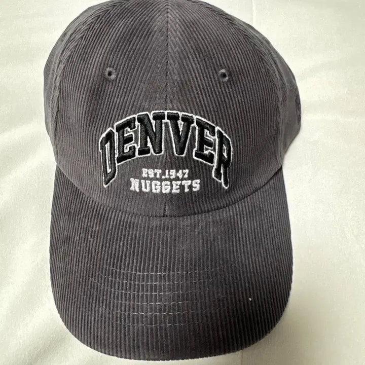 [BUNJANG] NBA Denver Nuggets Corduroy Cap / Nba 새 모자