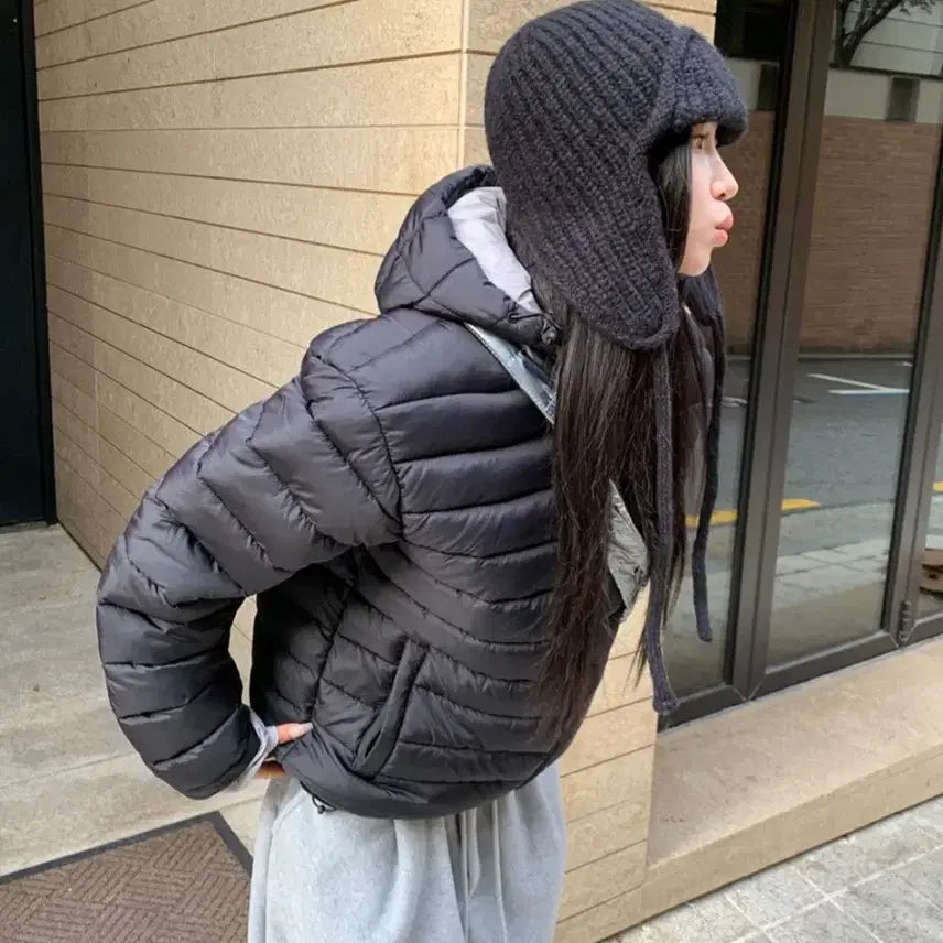 [BUNJANG] Hooded Lightweight Padding Jacket - New / (택비2000원) 후드 경량 패딩 원가 112600원 새 것