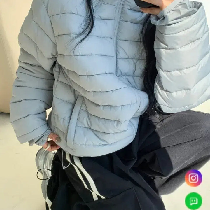 [BUNJANG] Hooded Lightweight Padding Jacket - New / (택비2000원) 후드 경량 패딩 원가 112600원 새 것