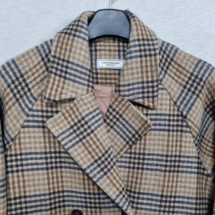 [BUNJANG] From Beginning Quilted Double Coat Women's 55-Slim 66 / 프롬비기닝 누빔 더블코트 여55-슬66ㅡ0128