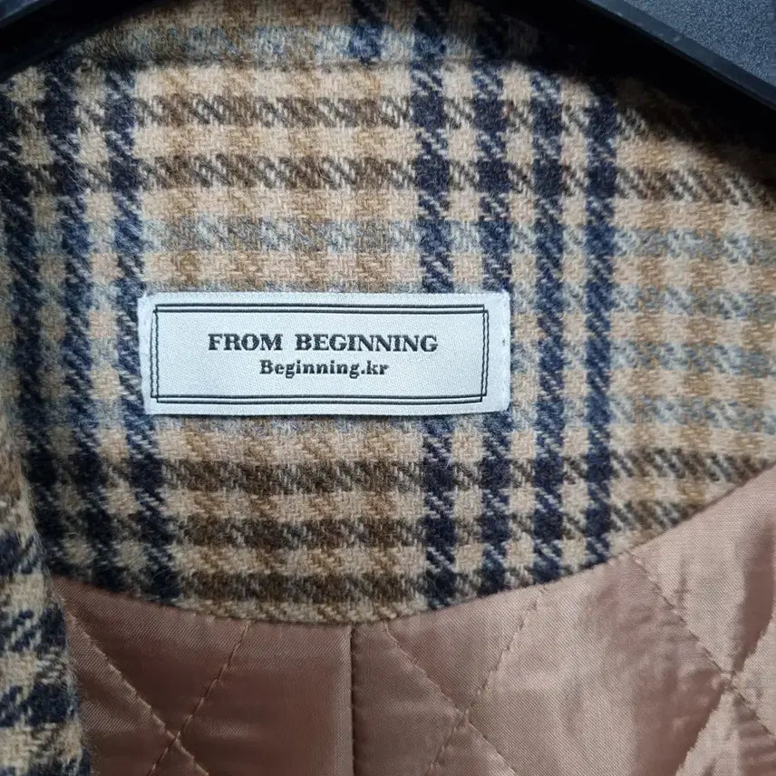 [BUNJANG] From Beginning Quilted Double Coat Women's 55-Slim 66 / 프롬비기닝 누빔 더블코트 여55-슬66ㅡ0128