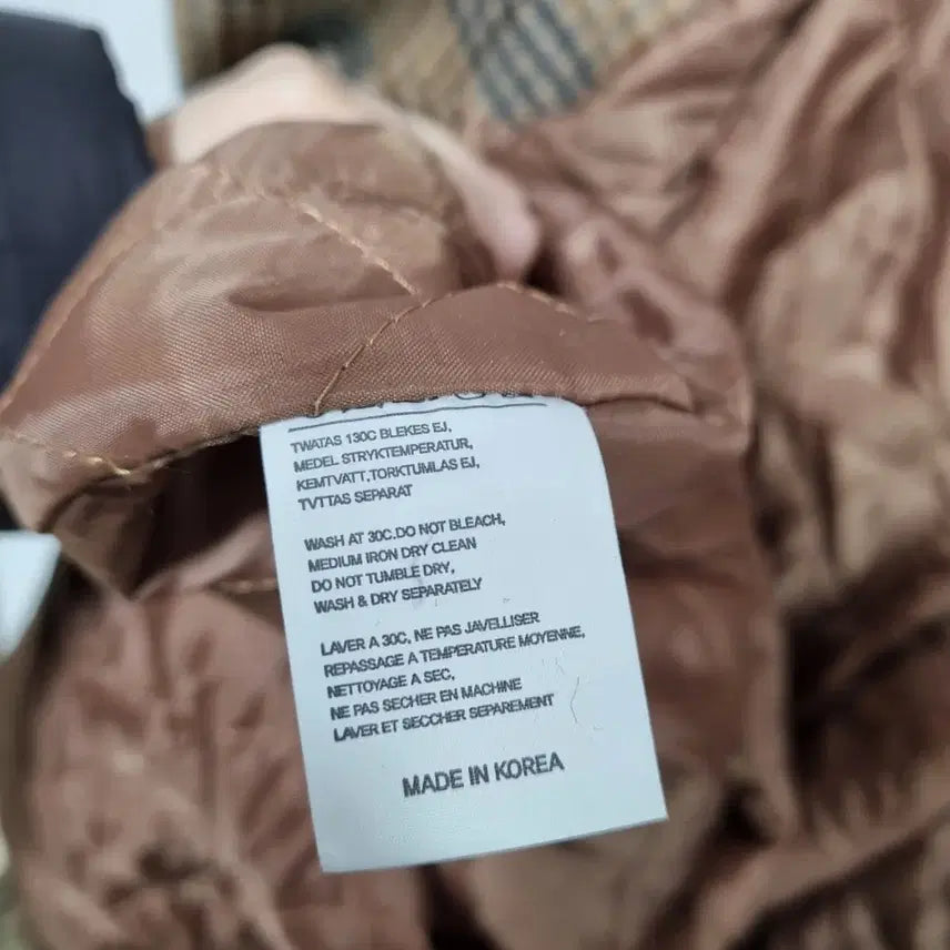 [BUNJANG] From Beginning Quilted Double Coat Women's 55-Slim 66 / 프롬비기닝 누빔 더블코트 여55-슬66ㅡ0128