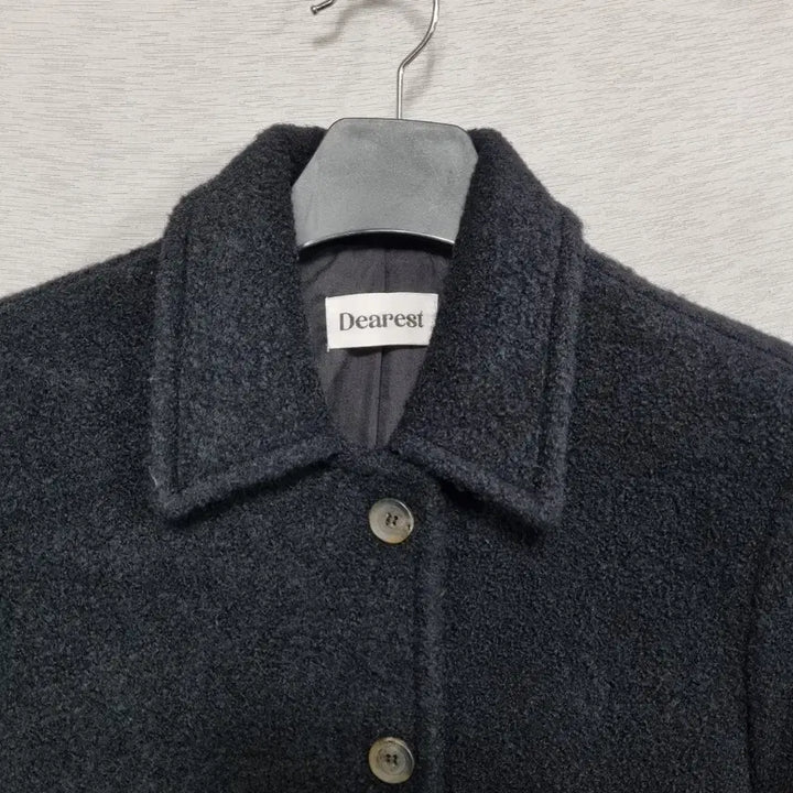 [BUNJANG] Dearrest Boucle Long Coat (Women's 55-Slim 66) / 디어레스트 부클레 롱코트 여55-슬66ㅡ0128