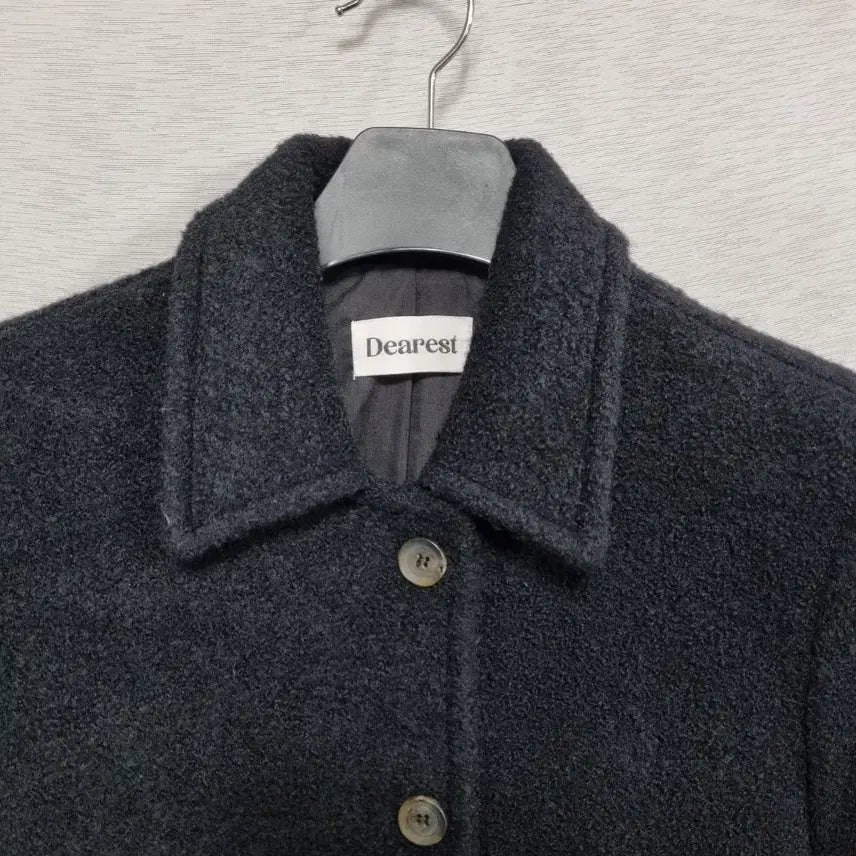 [BUNJANG] Dearrest Boucle Long Coat (Women's 55-Slim 66) / 디어레스트 부클레 롱코트 여55-슬66ㅡ0128