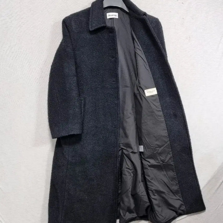 [BUNJANG] Dearrest Boucle Long Coat (Women's 55-Slim 66) / 디어레스트 부클레 롱코트 여55-슬66ㅡ0128
