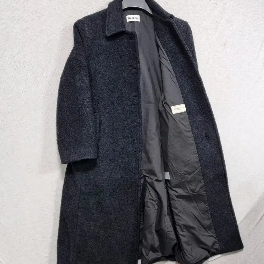[BUNJANG] Dearrest Boucle Long Coat (Women's 55-Slim 66) / 디어레스트 부클레 롱코트 여55-슬66ㅡ0128