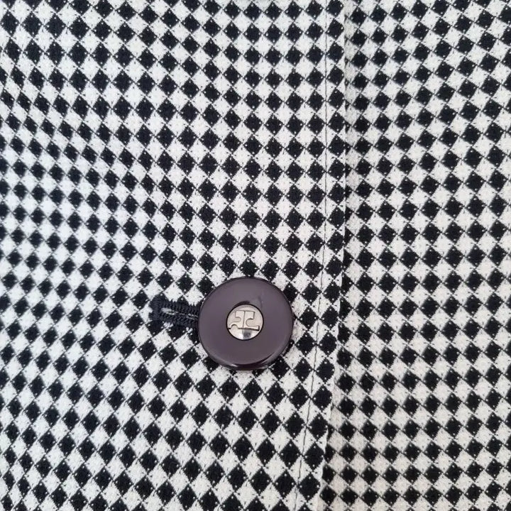 [BUNJANG] Courrèges Gingham Check Jacket / 정품 꾸레쥬 깅엄체크 자켓