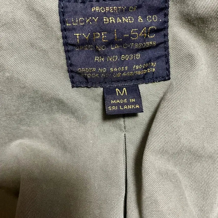 [BUNJANG] Lucky Brand M65 Field Jacket / [M-100] 럭키브랜드 카키 M65 야상 자켓