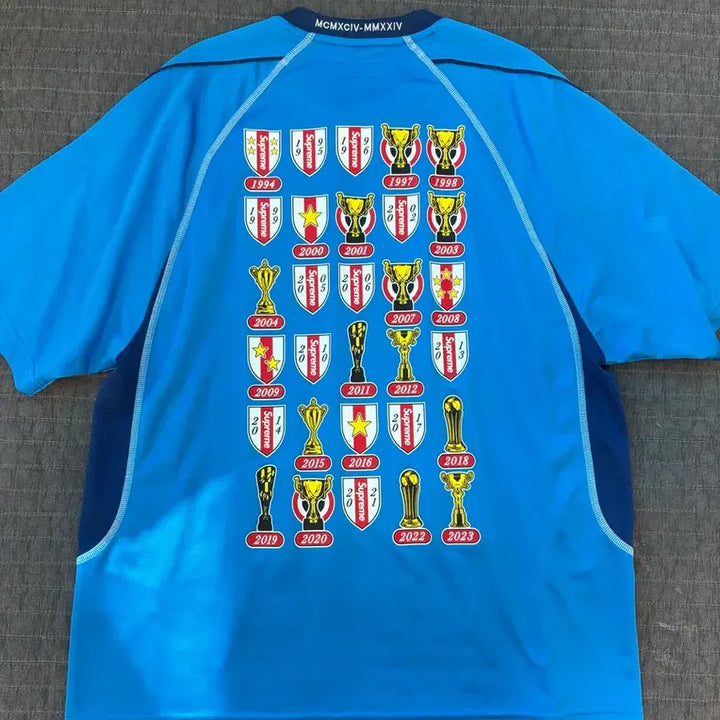[BUNJANG] Supreme Jacquard Soccer Jersey (Blue) / 슈프림 자카드 사커 져지 블루