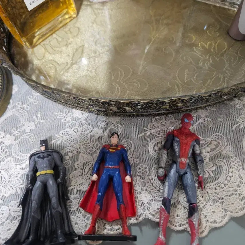[BUNJANG] Batman Superman Spider-Man Figure Set / 배트맨 슈퍼맨 스파이더맨 피규어 세트