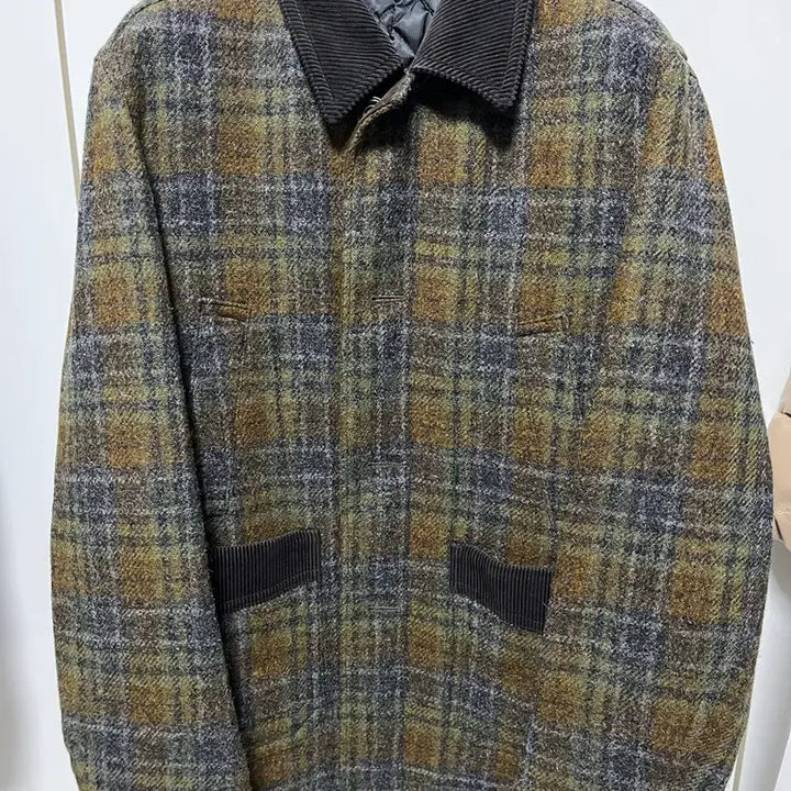 [BUNJANG] Harris Tweed Chore Coat 110 / 해리스트위드 초어 코트 110