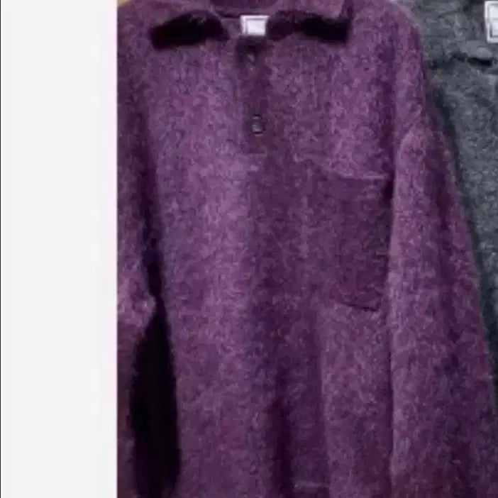 [BUNJANG] Wooyoungmi Mohair Violet Purple Knit Sweater / 우영미 모헤어 바이올렛 퍼플 니트 미친 가격에 판매합니다!