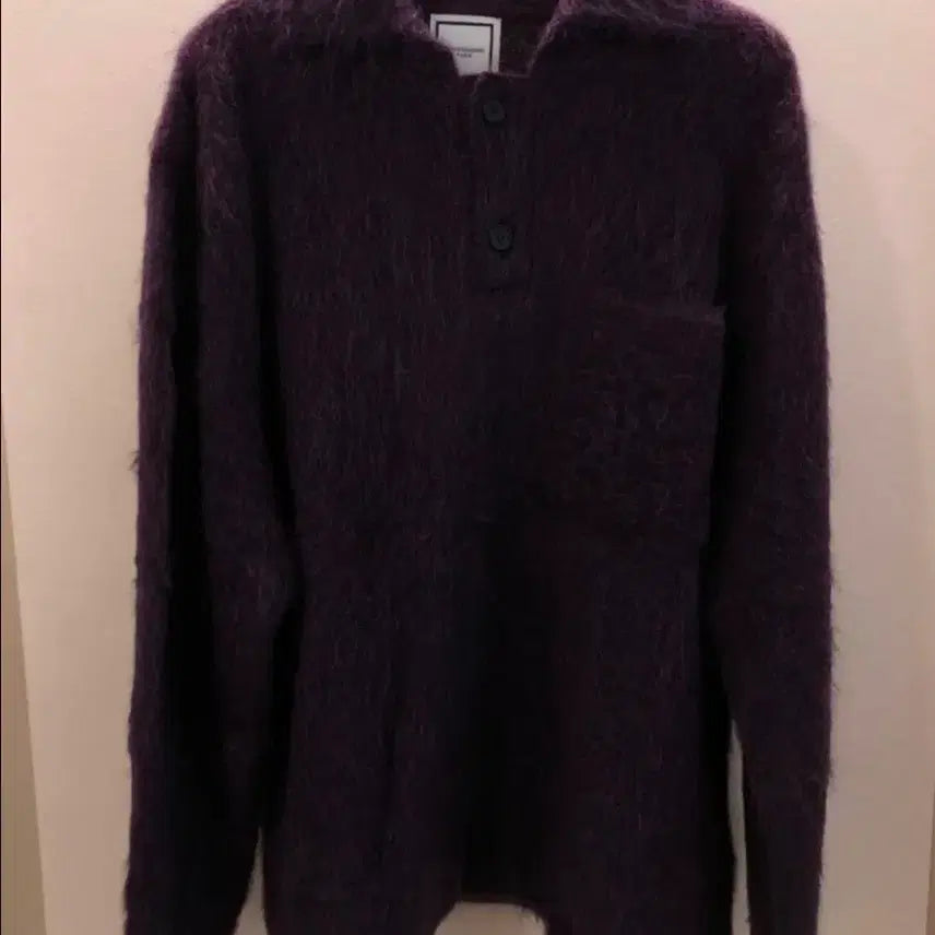 [BUNJANG] Wooyoungmi Mohair Violet Purple Knit Sweater / 우영미 모헤어 바이올렛 퍼플 니트 미친 가격에 판매합니다!