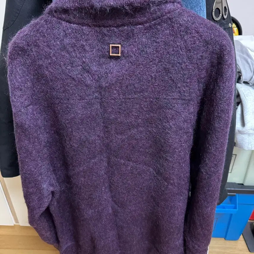 [BUNJANG] Wooyoungmi Mohair Violet Purple Knit Sweater / 우영미 모헤어 바이올렛 퍼플 니트 미친 가격에 판매합니다!