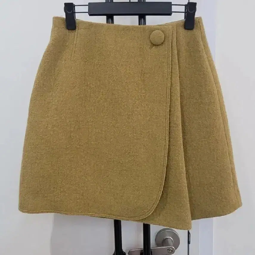 [BUNJANG] MINE Wool Blend Mini Skirt / 22 마인 울블렌드 스커트