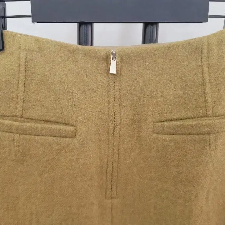 [BUNJANG] MINE Wool Blend Mini Skirt / 22 마인 울블렌드 스커트
