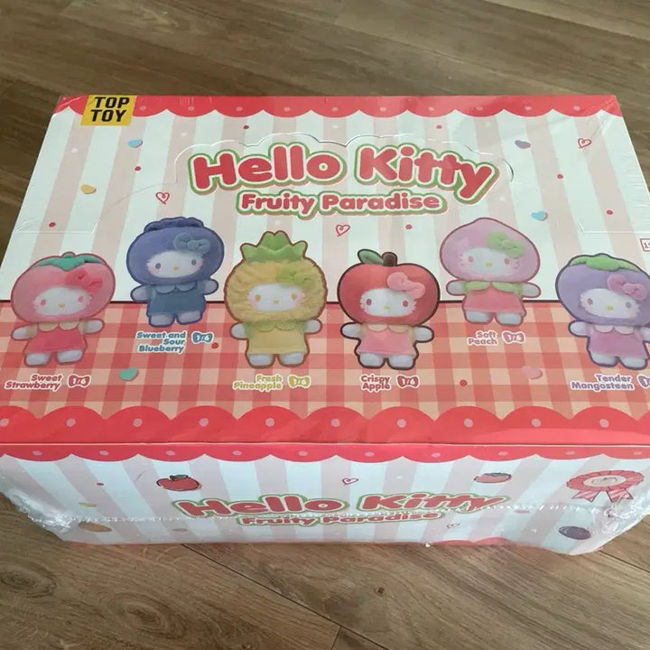 [BUNJANG] TopToy Sanrio Hello Kitty Fruit Kitty Keyring Doll / 미개봉) 탑토이 산리오 헬로키티 과일키티 키링 인형 지그재그 에이블리