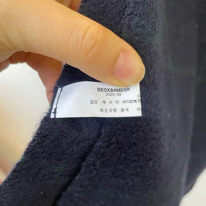 [BUNJANG] Beanpole Cashmere 100% Big Check Muffler / 빈폴 캐시미어100 빅체크 머플러