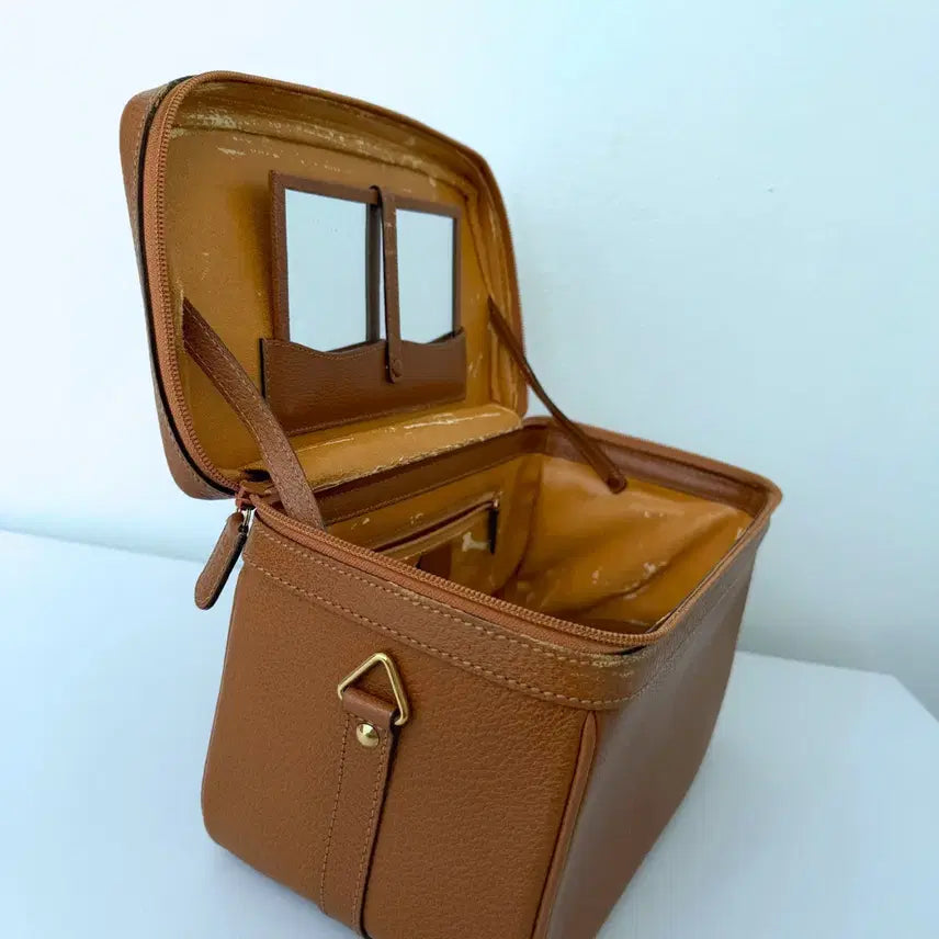 [BUNJANG] Gucci Bamboo Vanity Bag / 구찌 빈티지 뱀부 대나무 토트 베니티백 메이크업박스