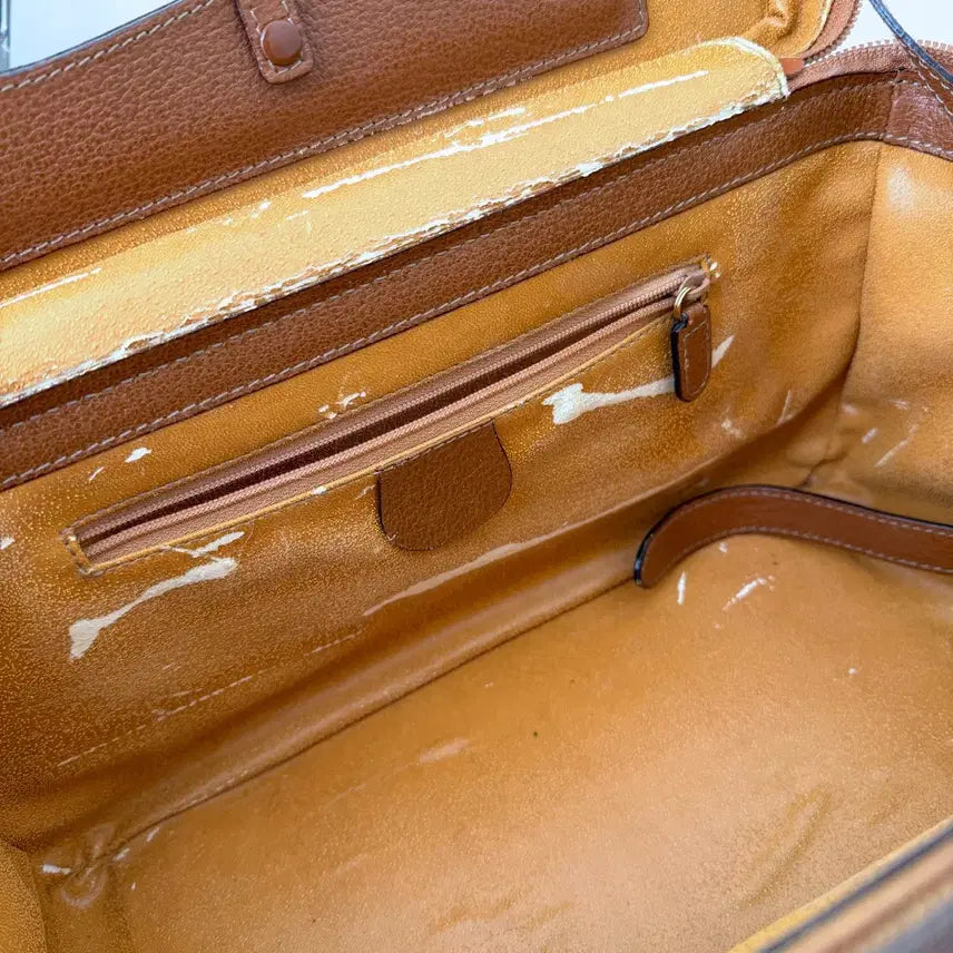 [BUNJANG] Gucci Bamboo Vanity Bag / 구찌 빈티지 뱀부 대나무 토트 베니티백 메이크업박스