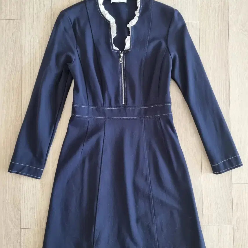 [BUNJANG] Sandro Navy Dress / 정품 산드로 네이비 원피스