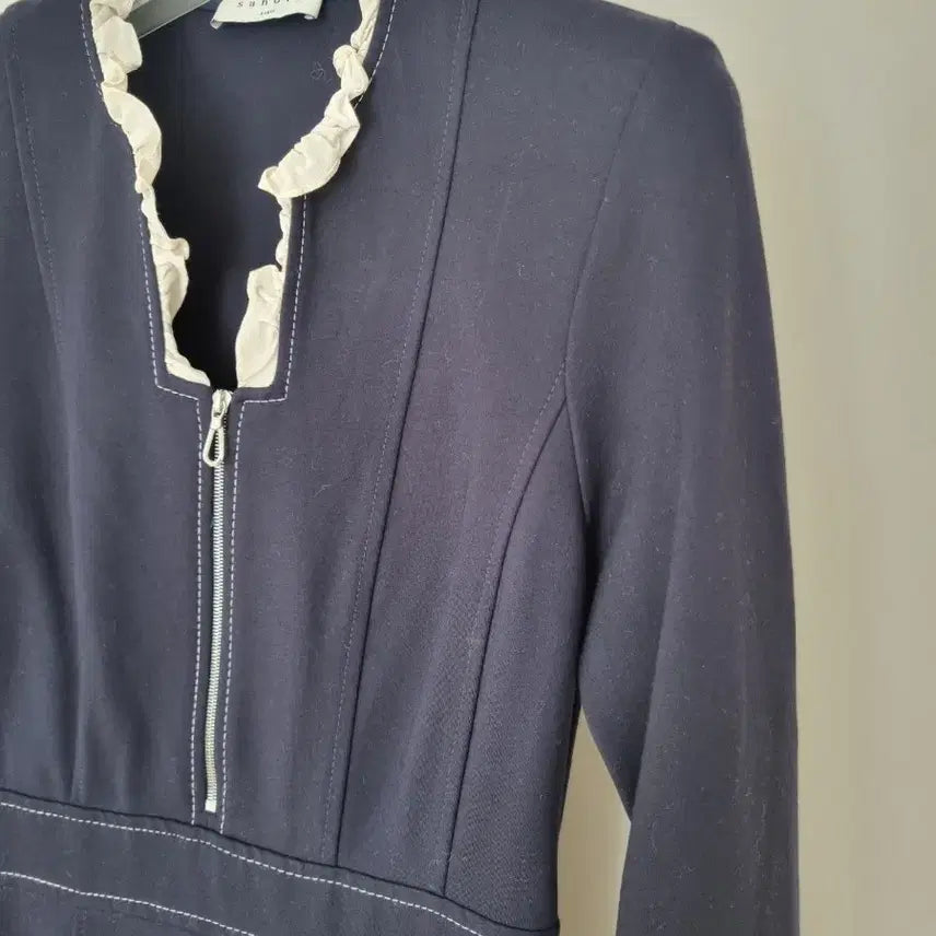 [BUNJANG] Sandro Navy Dress / 정품 산드로 네이비 원피스