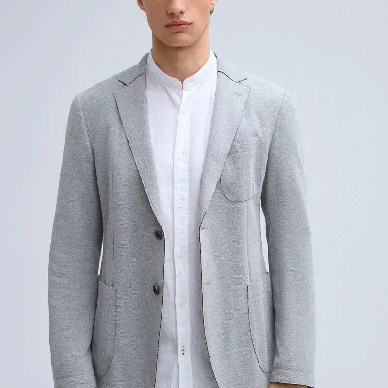 [BUNJANG] Chaps Ralph Lauren Jersey Blazer / 챕스 랄프로렌 저지 블레이저