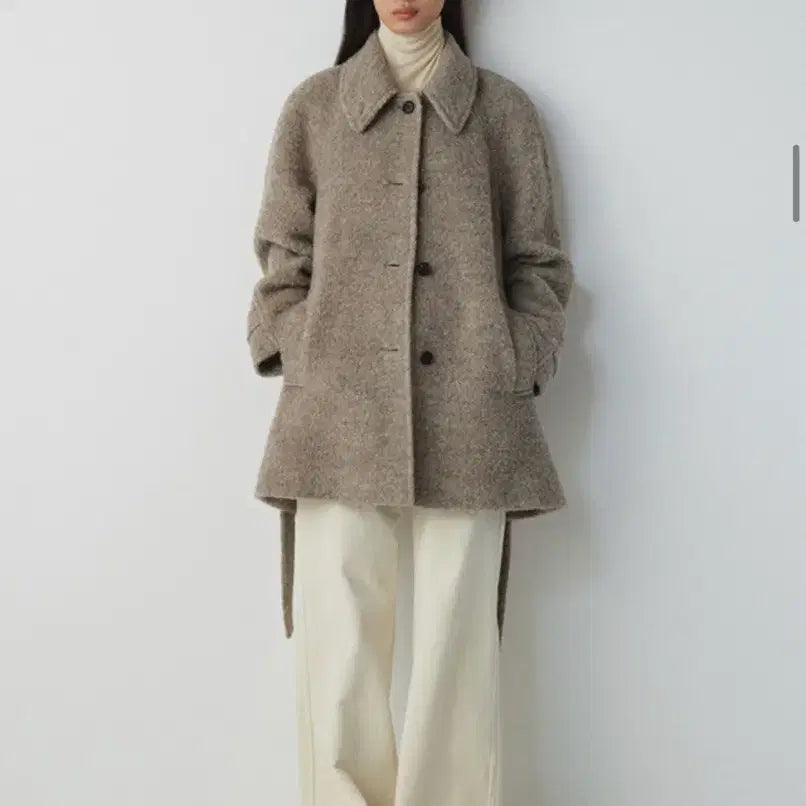 [BUNJANG] Spring Krokoz Boucle Half Coat / 스프링크로커스 부클 하프 코트