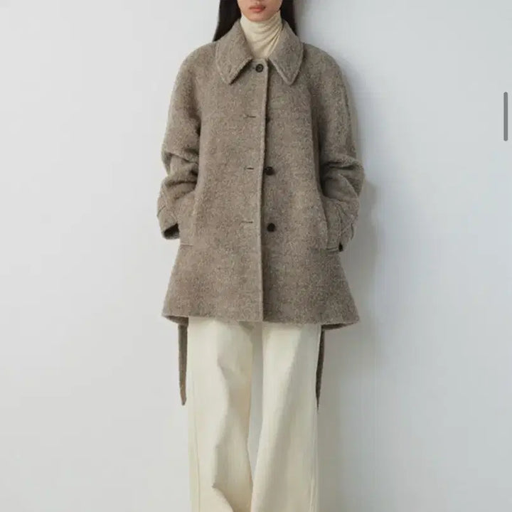 [BUNJANG] Spring Krokoz Boucle Half Coat / 스프링크로커스 부클 하프 코트