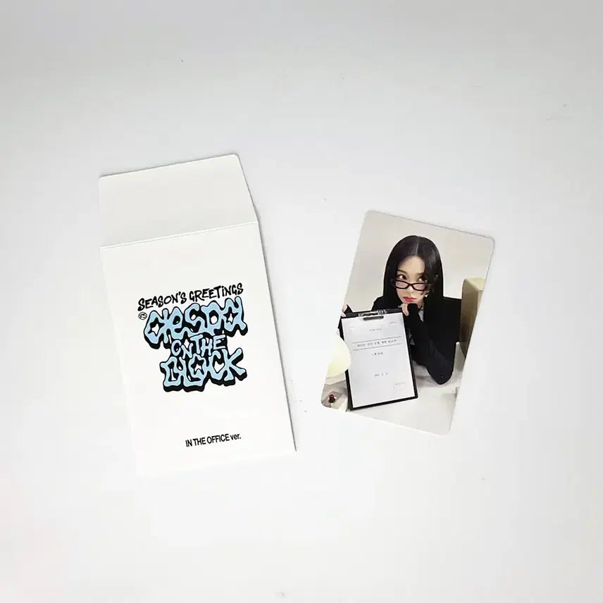 에스파 카리나 2025 시즌그리팅 시그 포카 포토카드