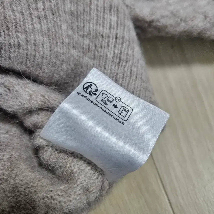 [BUNJANG] Lululemon Light Gray Knit Sweater XS / 룰루레몬 라이트 그레이 꽈배기 니트 XS