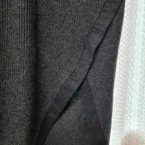 [BUNJANG] Charcoal Gray Knit Vest / 차콜 그레이 니트 조끼 90