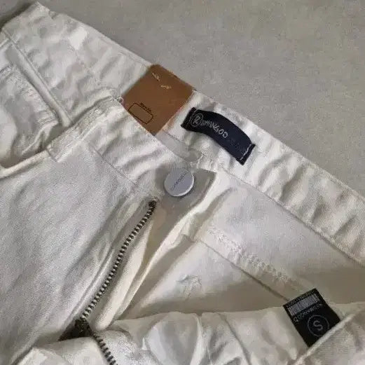 [BUNJANG] White Denim Skinny Jeans S / 화이트 데님 스키니진 S/실착 X