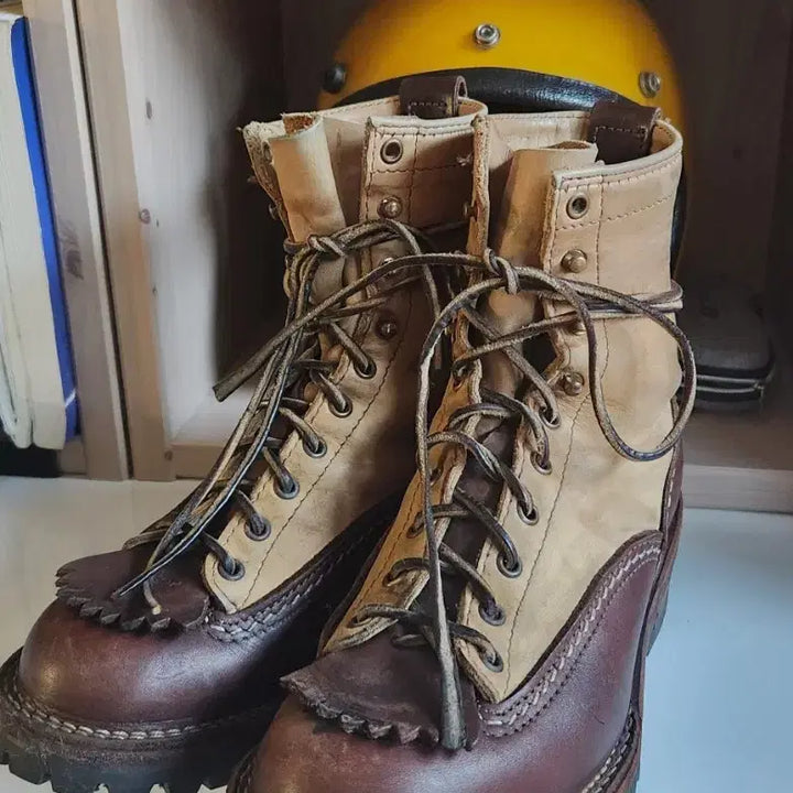 [BUNJANG] Wesco ZamMaster Two-Tone Boots / 웨스코 잠마스터 투톤 부츠